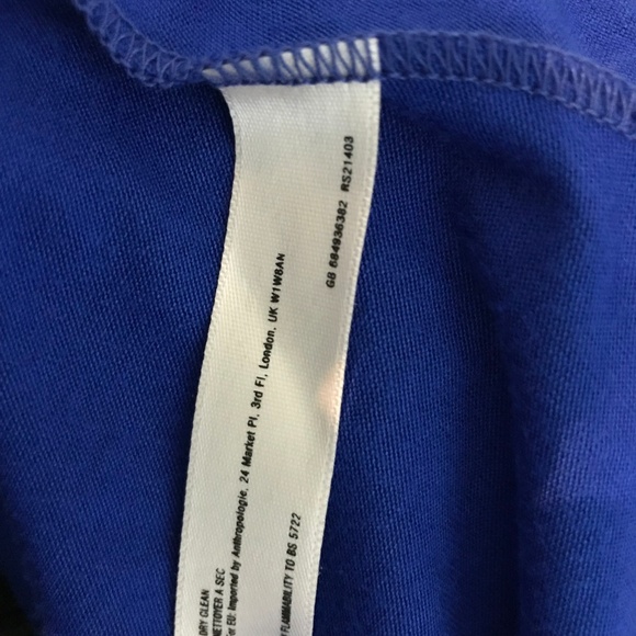 Anthropologie Royal Blue Damia Strapless Maxi XS - Picture 7 of 7